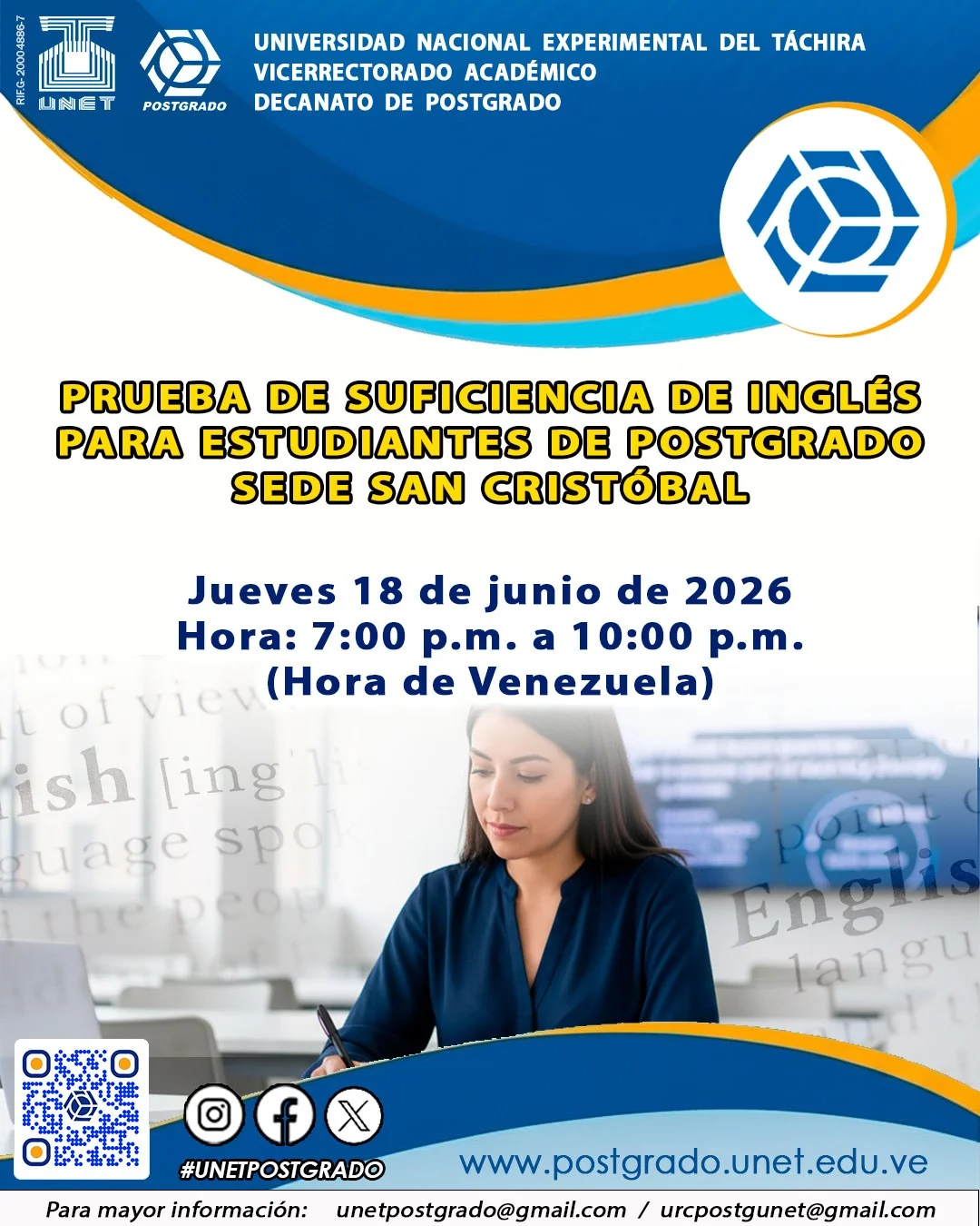 Prueba de Suficiencia de Inglés 2026